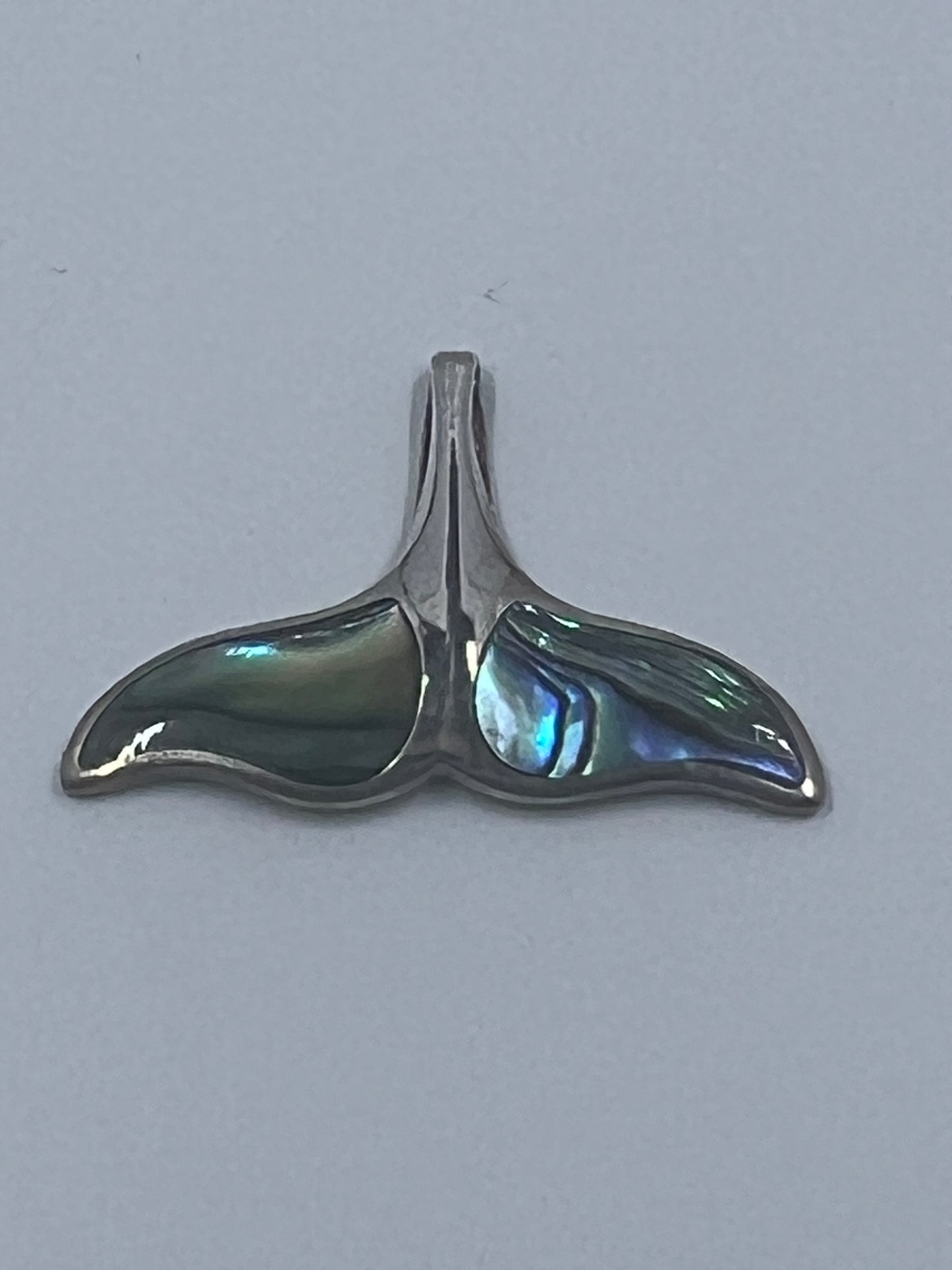 Sterling Silver Whale Tail Pendant
