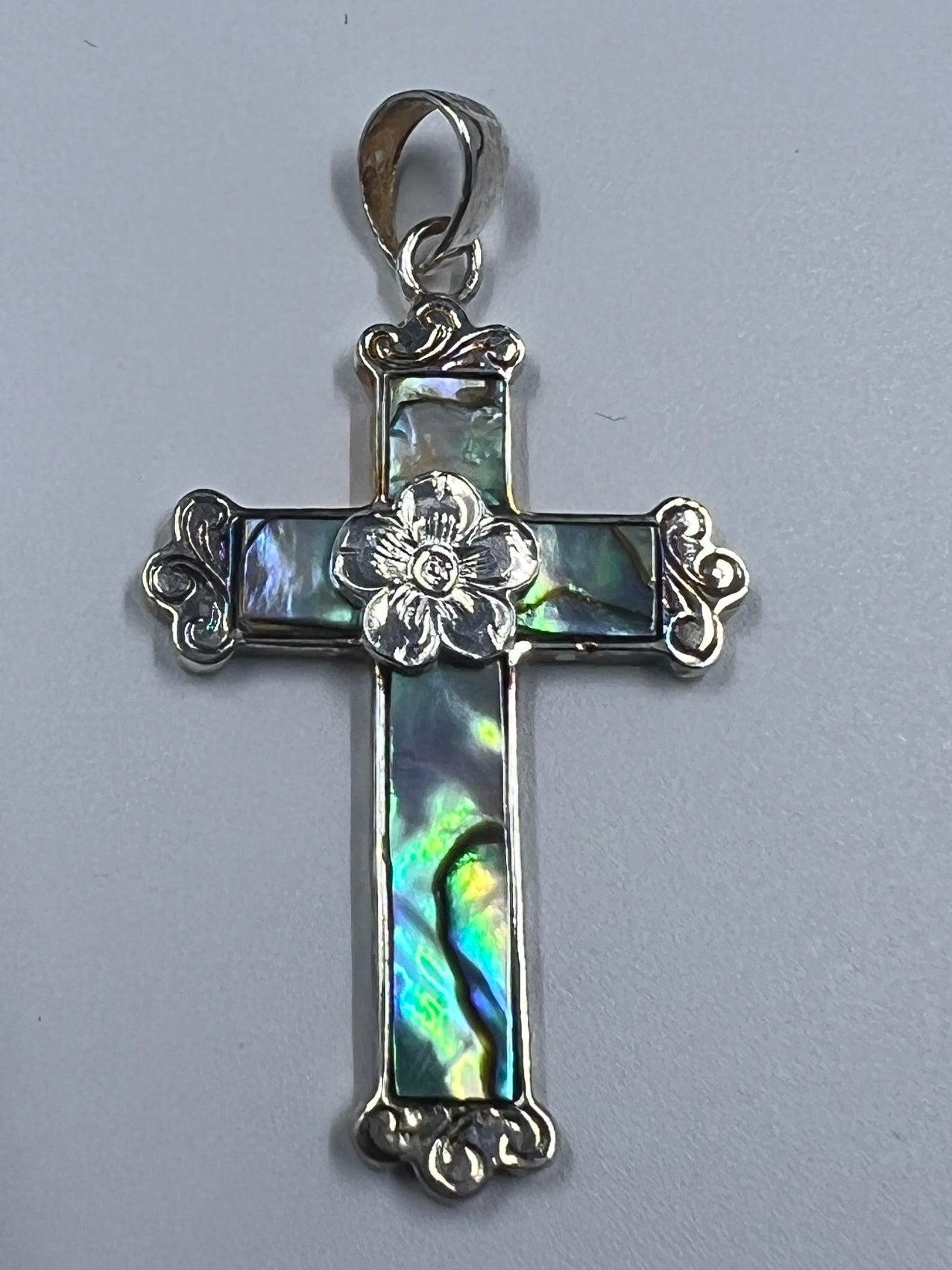 Abalone Shell Cross