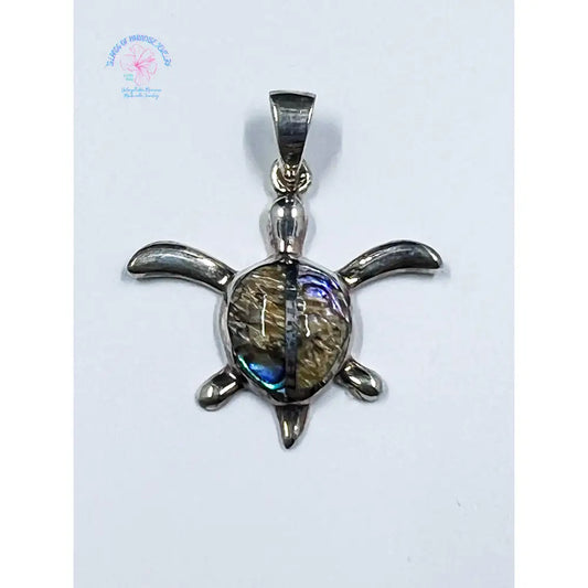 925 Sterling Silver Turtle With Chestnut Shell
