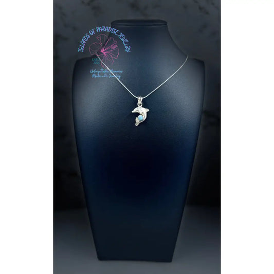 Larimar Dolphin Pendant