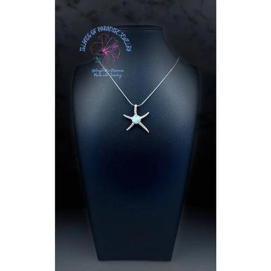 Larimar Starfish Pendant